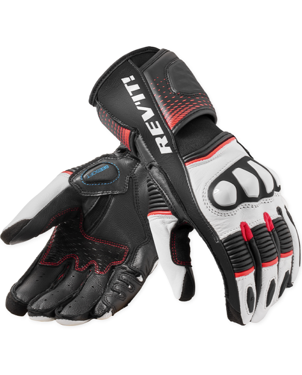 GUANTES REVIT XENA 4 LADY WHITE/NEON RED | Sport Racing de moto | %brands%