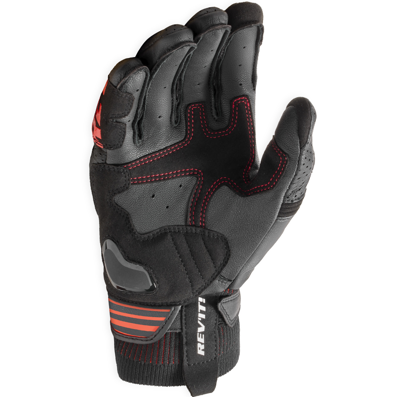 GUANTES REVIT POSITRON NEGRO/ROJO | Verano de moto | %brands%
