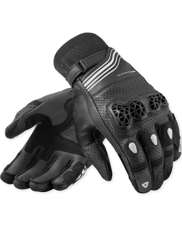 GUANTES REVIT POSITRON NEGRO/BLANCO | Verano de moto | %brands%