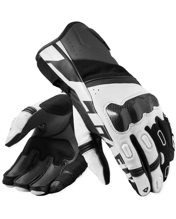 GUANTES REVIT RSR 5 BLACK/WHITE | Sport Racing de moto | %brands%