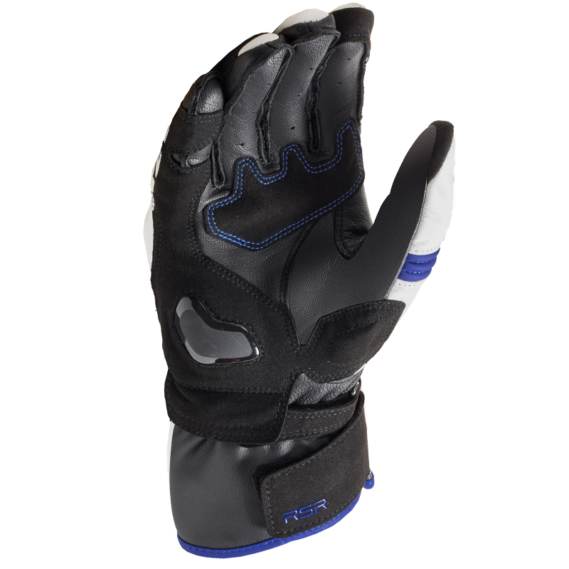 GUANTES REVIT RSR 5 BLANCO/AZUL | Sport Racing de moto | %brands%
