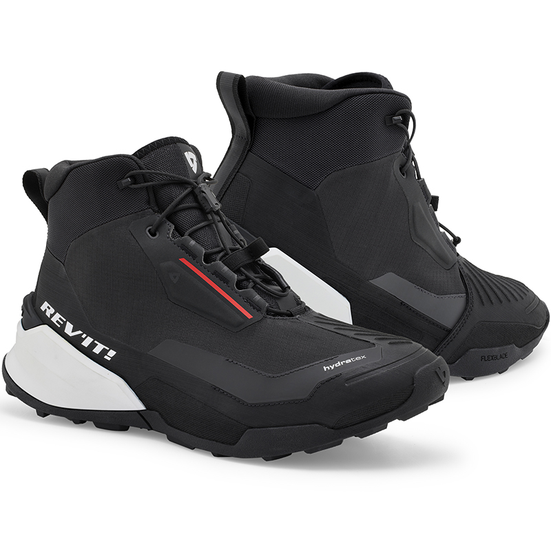 ZAPATILLAS REVIT SUBDUCTION H2O BLACK/WHITE | Zapatillas de moto | %brands%