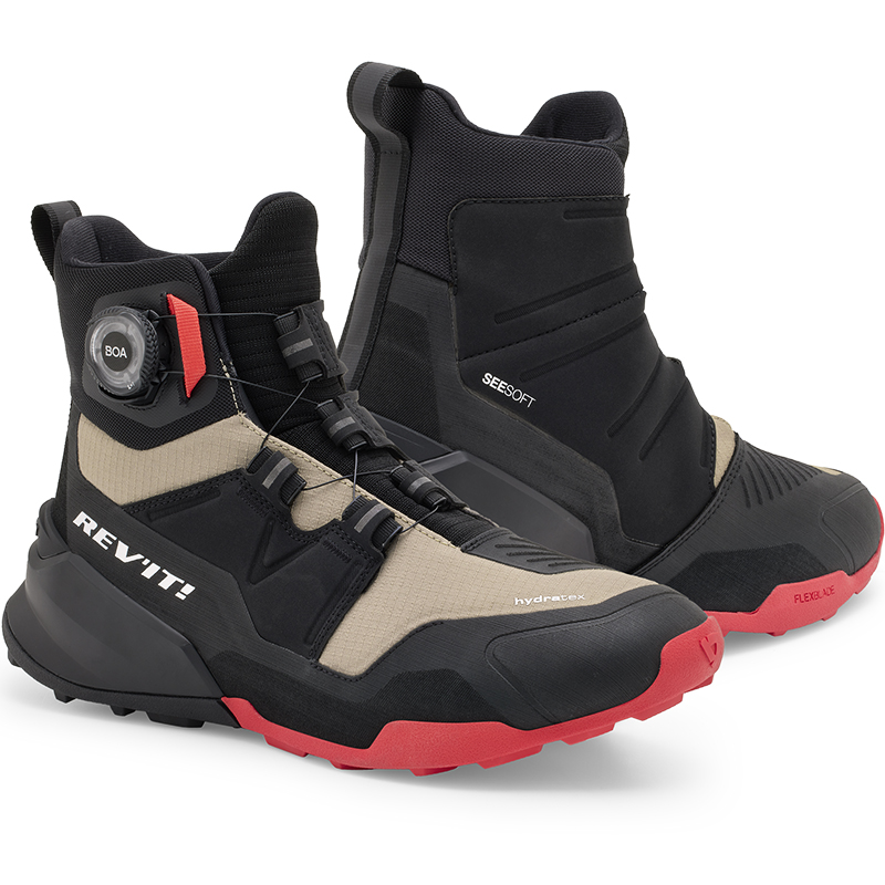 BOTAS REVIT UNDERCUT H2O BLACK/SAND | Touring de moto | %brands%