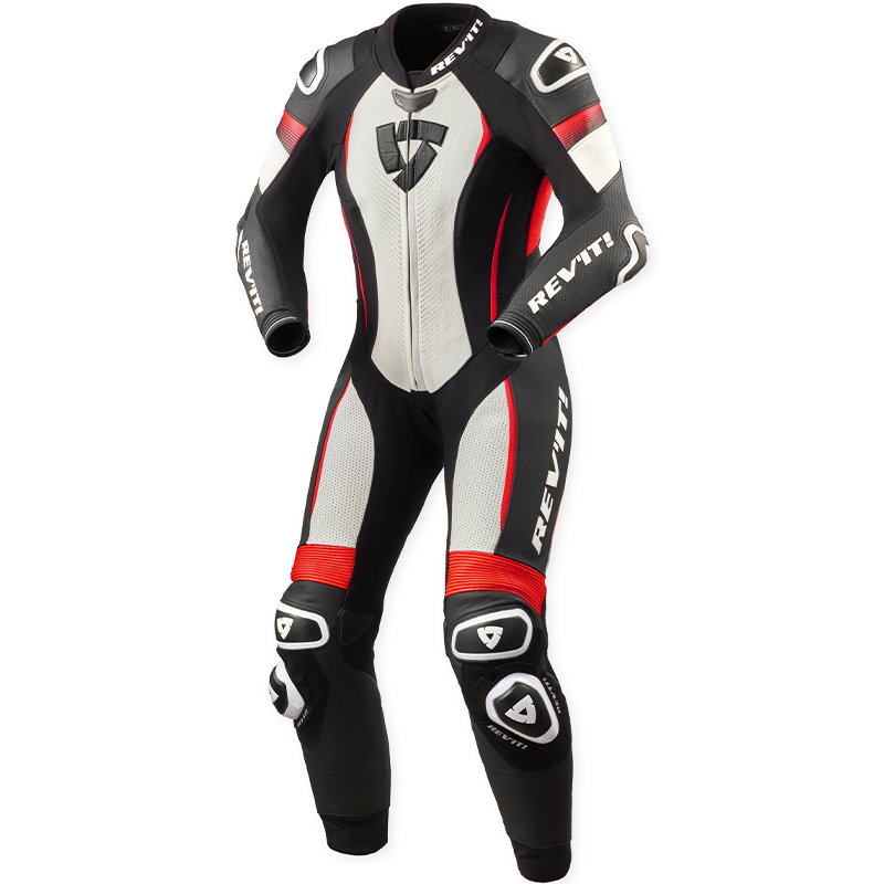 MONO REVIT XENA 4 LADY PROFESIONAL BLANCO/ROJO FLUOR