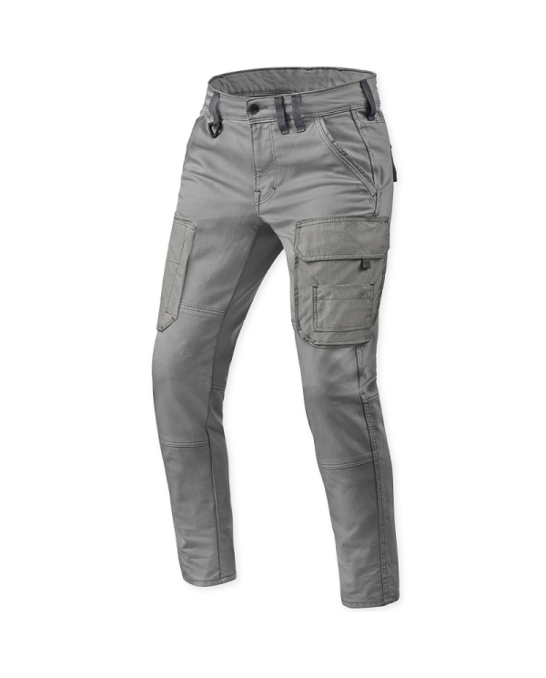 PANTALONES REVIT CARGO BRANT SLIM GRIS L30 | Vaqueros Kevlar de moto | %brands%