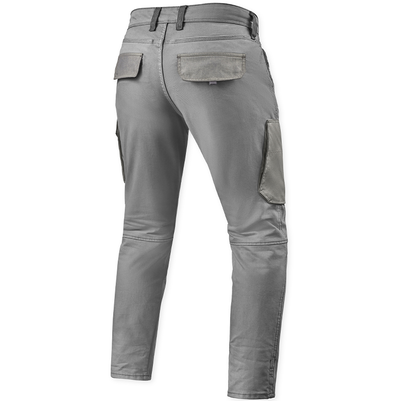 PANTALONES REVIT CARGO BRANT SLIM GRIS L34 | Vaqueros Kevlar de moto | %brands%