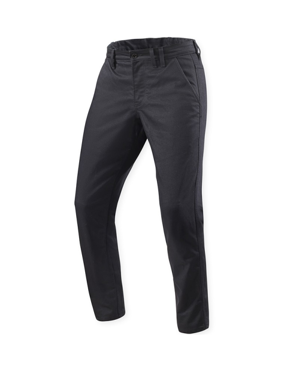 PANTALONES VAQUEROS REVIT CHINO DEAN 2 TAPERED BLACK L30 TIRO CORTO | Vaqueros Kevlar de moto | %brands%