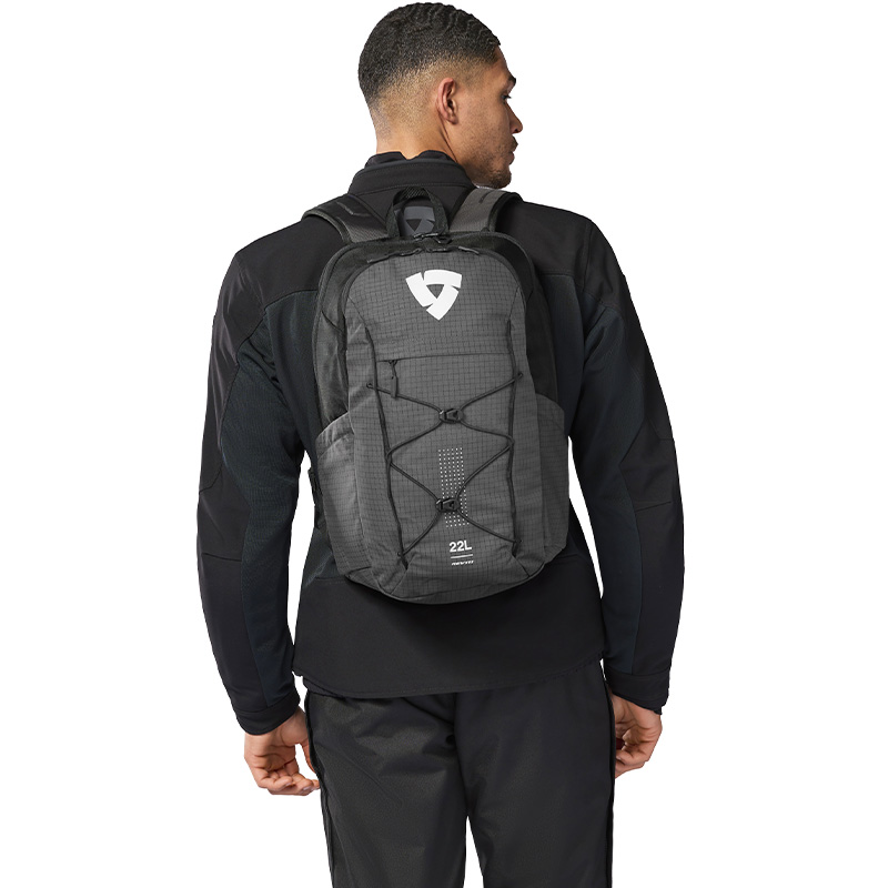 MOCHILA REVIT SAROA GREY/BLACK | Mochilas de moto | %brands%