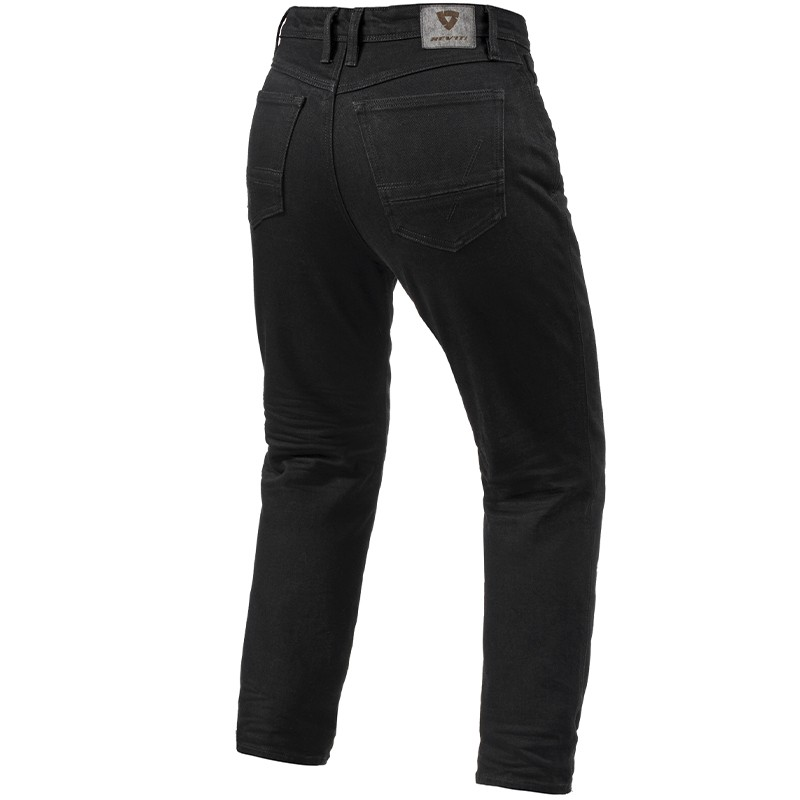 PANTALONES VAQUEROS REVIT VIOLET LADY BF L30 BLACK TIRO ESTANDAR | Vaqueros Kevlar de moto | %brands%