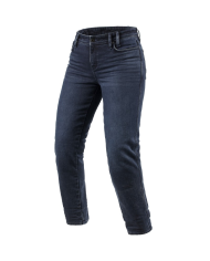PANTALONES VAQUEROS REVIT VIOLET LADY BF L30 DARL BLUE/BLACK USED TIRO ESTANDAR | Vaqueros Kevlar de moto | %brands%