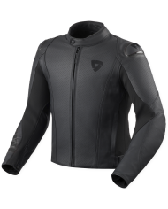 CHAQUETA REVIT QUADRATIC BLACK | Cuero de moto | %brands%