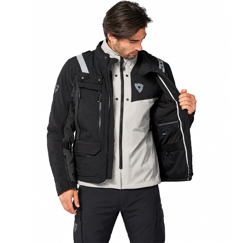 CHAQUETA REVIT DEFENDER 4 GTX BLACK | Invierno de moto | %brands%