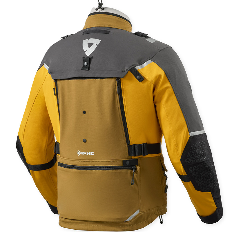 CHAQUETA REVIT DEFENDER 4 GTX BLACK/OCHER YELLOW | Invierno de moto | %brands%