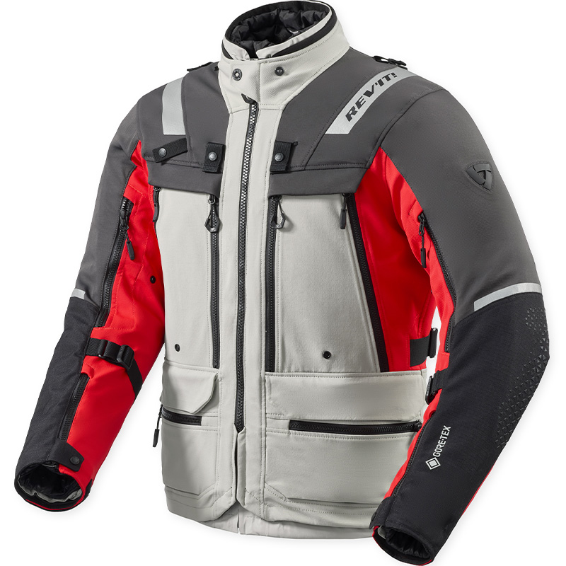 CHAQUETA REVIT DEFENDER 4 GTX ANTHRACITE/RED