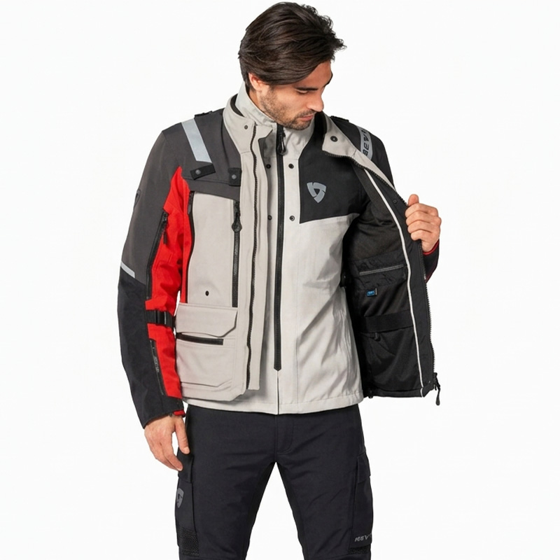 CHAQUETA REVIT DEFENDER 4 GTX ANTHRACITE/RED | Invierno de moto | %brands%