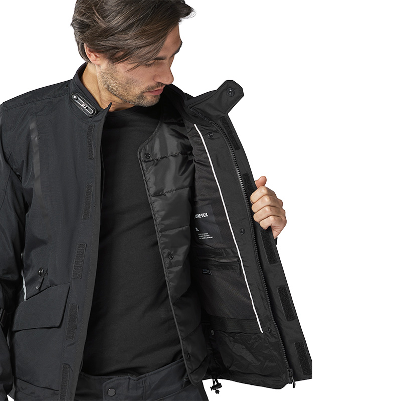 CHAQUETA REVIT VERTICAL 2 GTX BLACK | Invierno de moto | %brands%