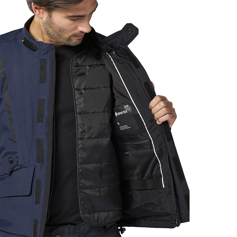 CHAQUETA REVIT VERTICAL 2 GTX DARK BLUE/BLACK | Invierno de moto | %brands%