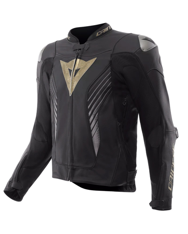 CHAQUETA DAINESE SUPER SPEED 5 BLACK/BLACK/GOLD | Cuero de moto | %brands%