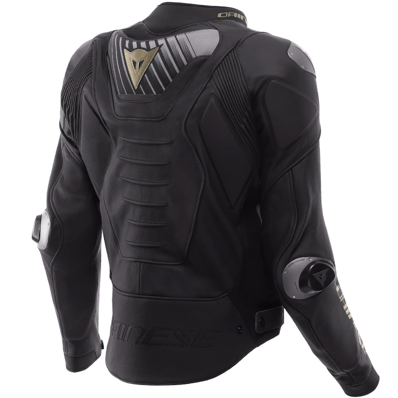 CHAQUETA DAINESE SUPER SPEED 5 BLACK/BLACK/GOLD | Cuero de moto | %brands%