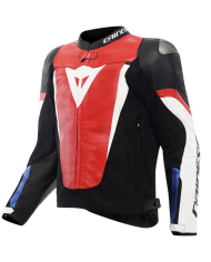 CHAQUETA DAINESE AVRO 6 RED LAVA/BLACK/WHITE | Cuero de moto | %brands%