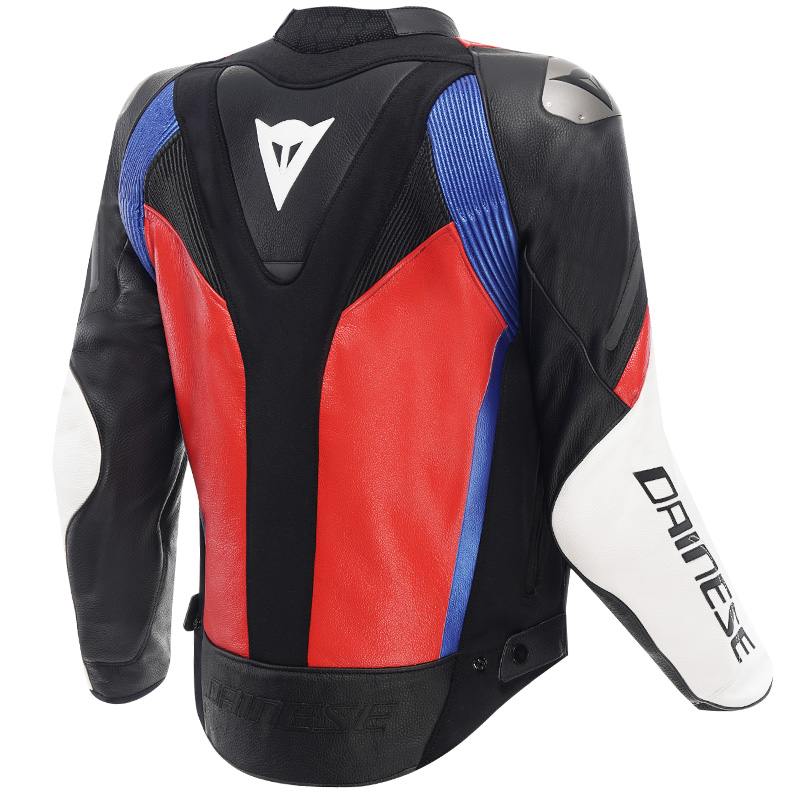 CHAQUETA DAINESE AVRO 6 RED LAVA/BLACK/WHITE | Cuero de moto | %brands%