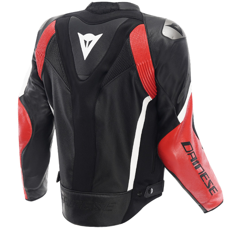 CHAQUETA DAINESE AVRO 6 BLACK/RED LAVA/WHITE | Cuero de moto | %brands%