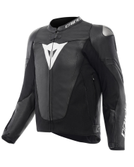 CHAQUETA DAINESE AVRO 6 BLACK/BLACK/WHITE | Cuero de moto | %brands%