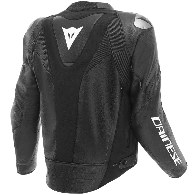CHAQUETA DAINESE AVRO 6 BLACK/BLACK/WHITE | Cuero de moto | %brands%