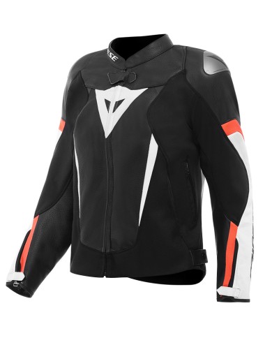 CHAQUETA DAINESE AVRO 6 WMN LADY BLACK/BLACK/WHITE