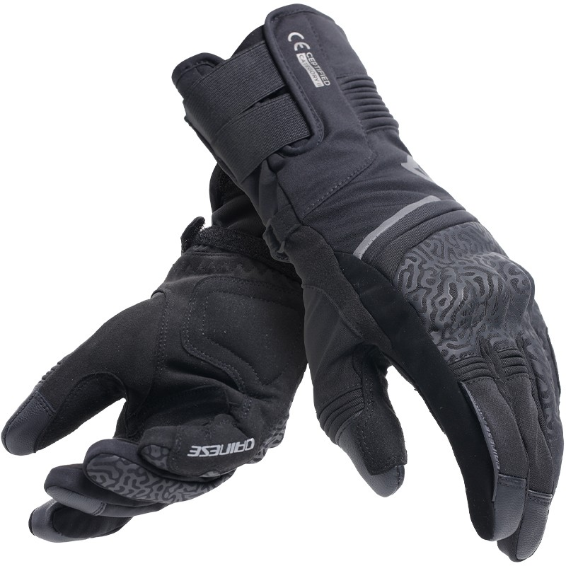 GUANTES DAINESE TEMPEST 2 D-DRY NEW LONG WOMAN BLACK | Invierno de moto | %brands%