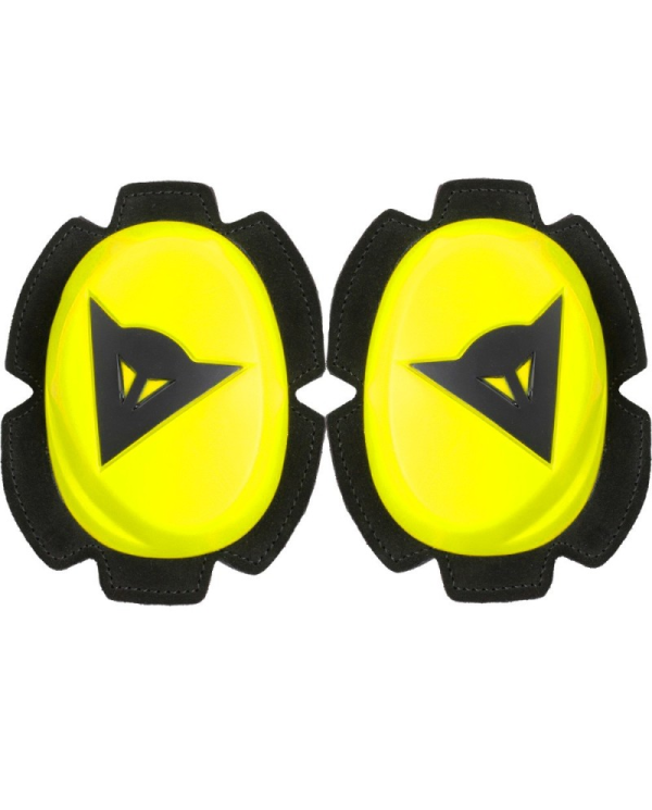 DESLIZADERAS DAINESE PISTA KNEE SLIDER HD VELCRO INVERTIDO AMARILLO FLUOR/NEGRO | Deslizaderas rodillas de moto | %brands%