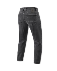 PANTALONES VAQUEROS REVIT DETROIT 3 L30 TAPERED DARK BLACK STONE | Vaqueros Kevlar de moto | %brands%