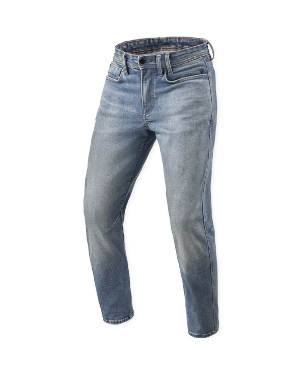 PANTALONES VAQUEROS REVIT DETROIT 3 L30 TAPERED MEDIUM BLUE VINTAGE | Vaqueros Kevlar de moto | %brands%