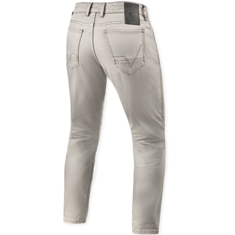 PANTALONES VAQUEROS REVIT JAMISON SLIM L30 SAND | Vaqueros Kevlar de moto | %brands%