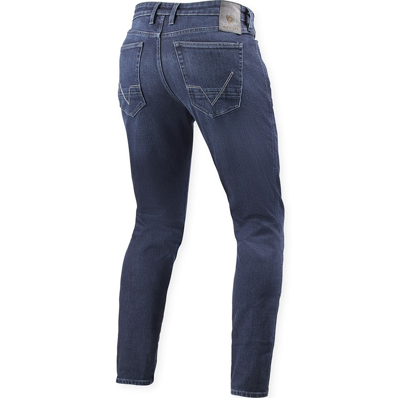 PANTALONES VAQUEROS REVIT KAI SKINNY L32 MEDIUM BLUE STONE | Vaqueros Kevlar de moto | %brands%
