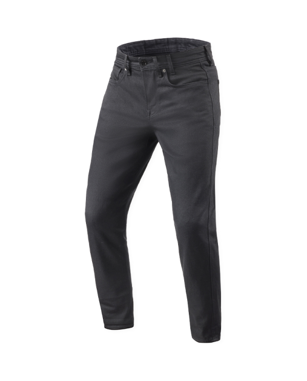 PANTALONES VAQUEROS REVIT KEEGAN TAPERED FIT L34 BLACK | Vaqueros Kevlar de moto | %brands%