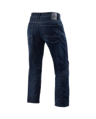 PANTALONES VAQUEROS REVIT LOMBARD 3 RF L36 AZUL OSCURO GASTADO | Vaqueros Kevlar de moto | %brands%