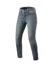 PANTALONES VAQUEROS REVIT MARLEY LADY L30 GRIS MEDIO GASTADO | Vaqueros Kevlar de moto | %brands%
