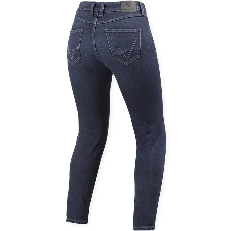 PANTALONES VAQUEROS REVIT MARZIA SKINNY L30 LADY MEDIUM BLUE STONE | Vaqueros Kevlar de moto | %brands%