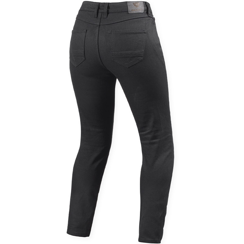 PANTALONES VAQUEROS REVIT MARZIA SKINNY L30 LADY BLACK | Vaqueros Kevlar de moto | %brands%