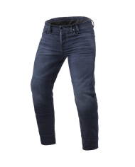 PANTALONES VAQUEROS REVIT MICAH TF L30 AZUL OSCURO GASTADO | Vaqueros Kevlar de moto | %brands%