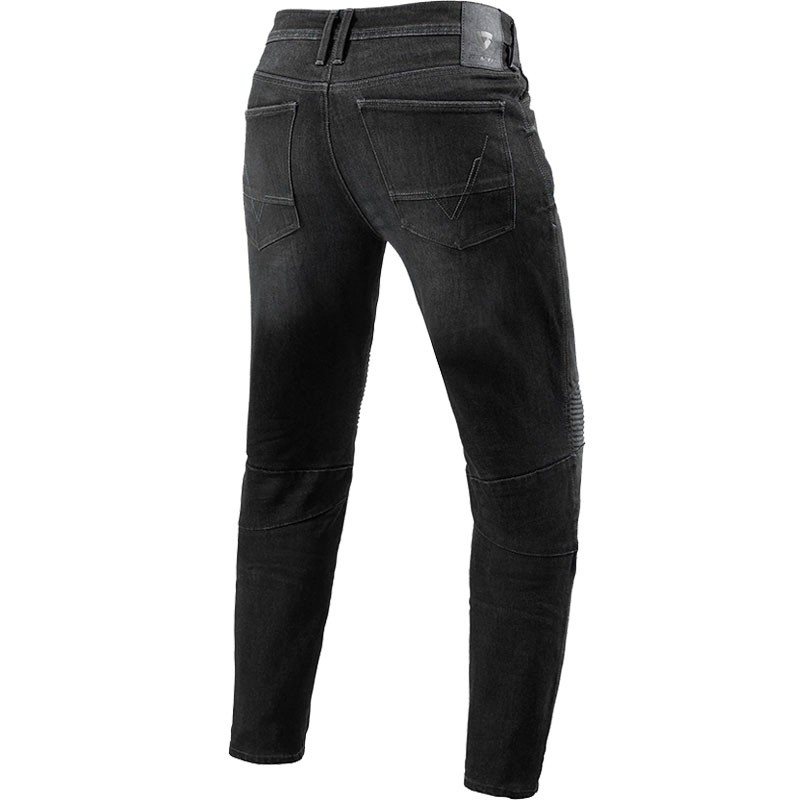 PANTALONES VAQUEROS REVIT MOTO 2 TF L32 GRIS OSCURO GASTADO | Vaqueros Kevlar de moto | %brands%