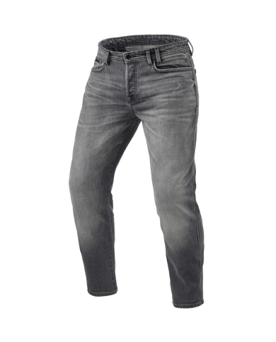 PANTALONES VAQUEROS REVIT ORTES TF L32 GRIS MEDIO GASTADO