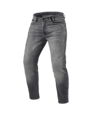 PANTALONES VAQUEROS REVIT ORTES TF L32 GRIS MEDIO GASTADO | Vaqueros Kevlar de moto | %brands%