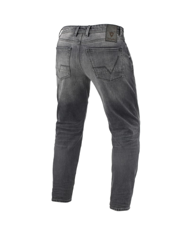 PANTALONES VAQUEROS REVIT ORTES TF L32 GRIS MEDIO GASTADO