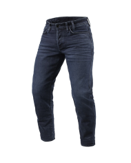 PANTALONES VAQUEROS REVIT ORTES TF L32 DARK BLUE/BLACK USED | Vaqueros Kevlar de moto | %brands%