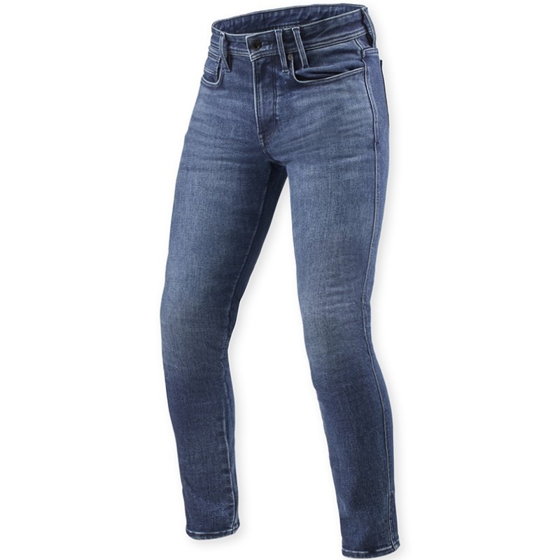 PANTALONES VAQUEROS REVIT PISTON 3 SKINNY FIT L30 MEDIUM BLUE USED