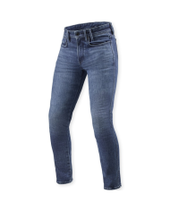 PANTALONES VAQUEROS REVIT PISTON 3 SKINNY FIT L32 MEDIUM BLUE USED | Vaqueros Kevlar de moto | %brands%