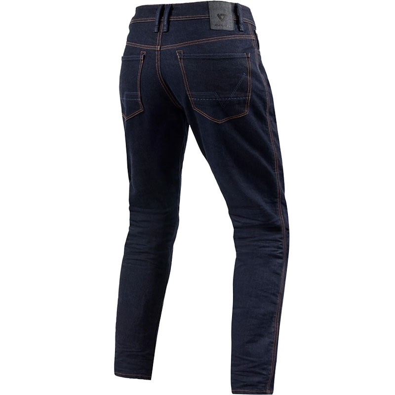 PANTALONES VAQUEROS REVIT REED SF L32 AZUL/OSCURO | Vaqueros Kevlar de moto | %brands%