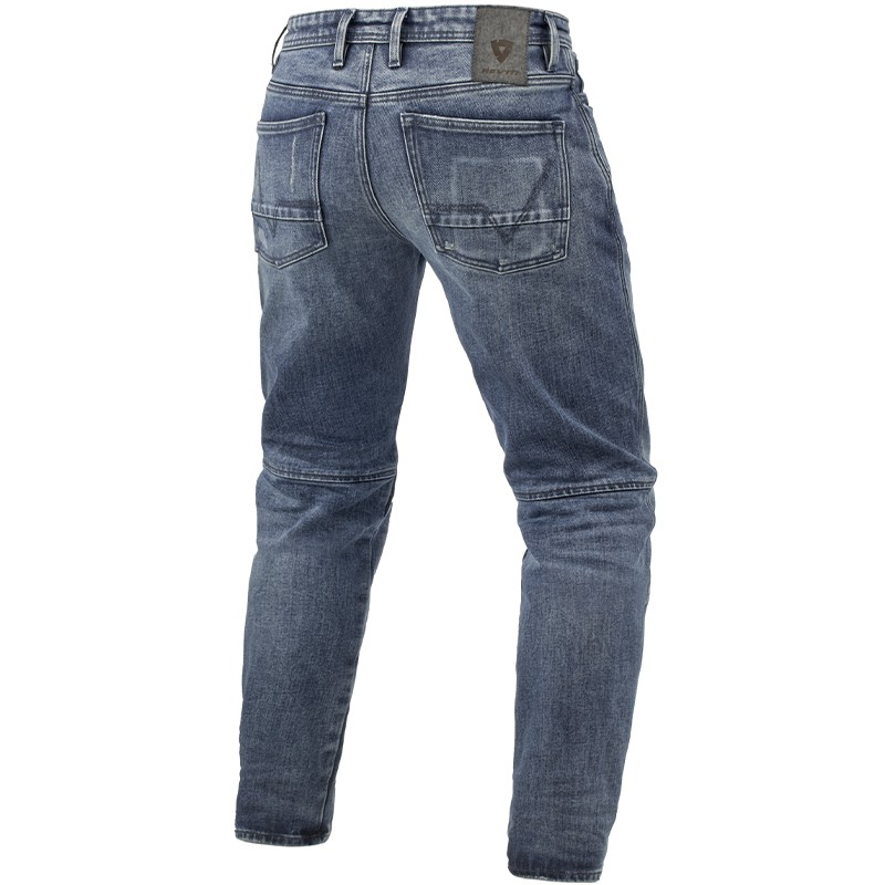 PANTALONES VAQUEROS REVIT RILAN TF L32 MEDIUM BLUE VINTAGE | Vaqueros Kevlar de moto | %brands%